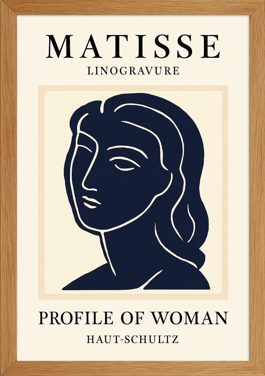 Matisse Profile Of Woman Posteri