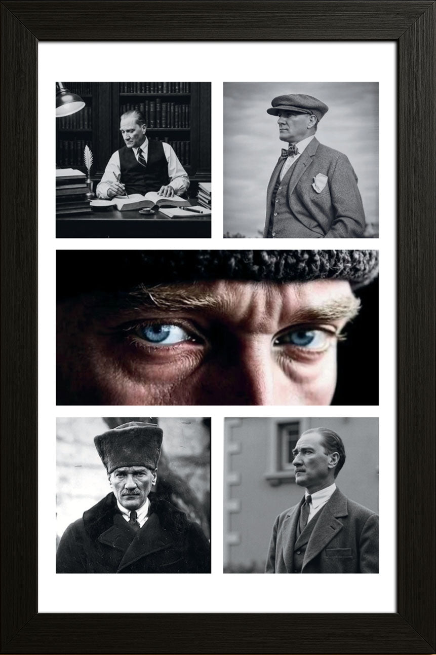 Atatürk Kolaj Posteri