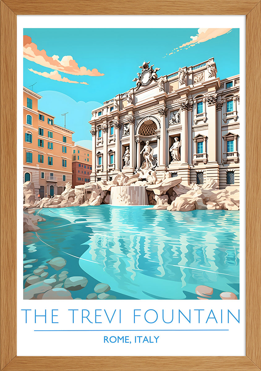 The Trevi Fountain Posteri