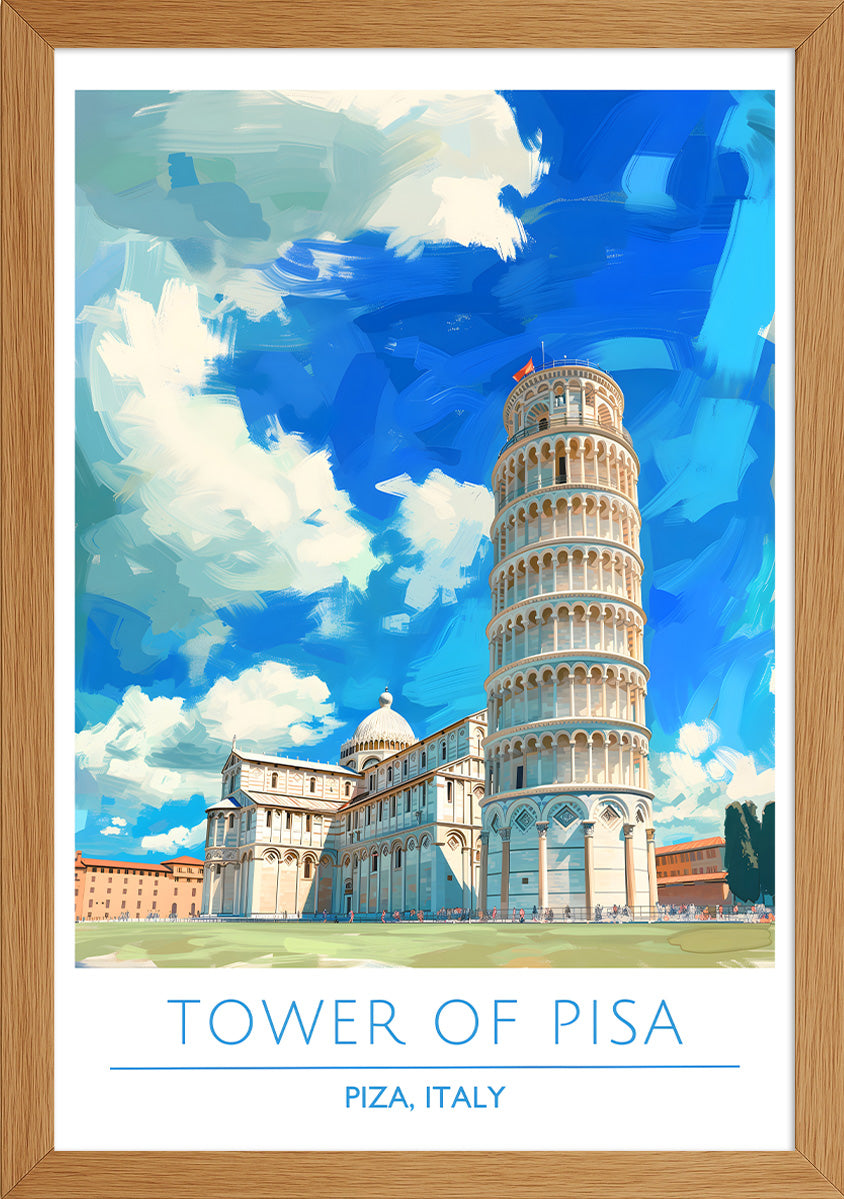 Tower Of Pisa Posteri