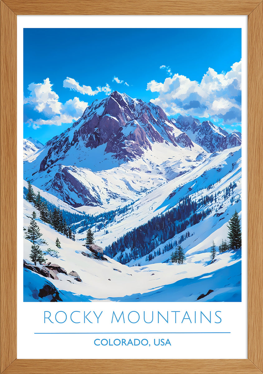 Rocky Mountains Posteri