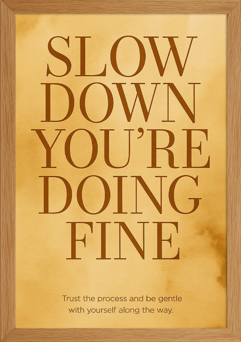 Slow Down... Posteri