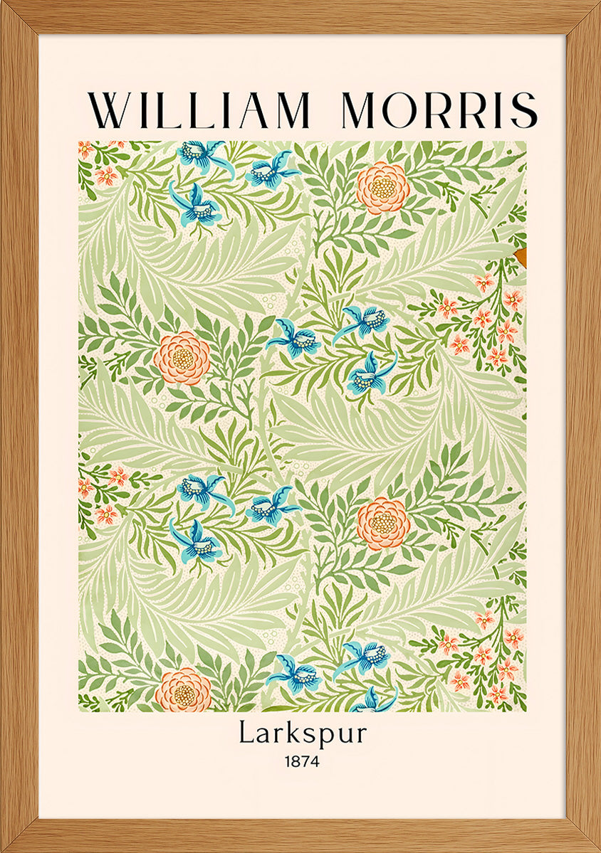William Morris Larkspur Posteri