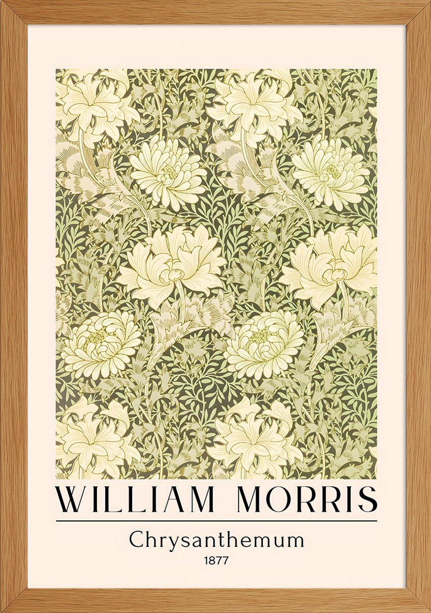 William Morris Chrysanthemum Posteri