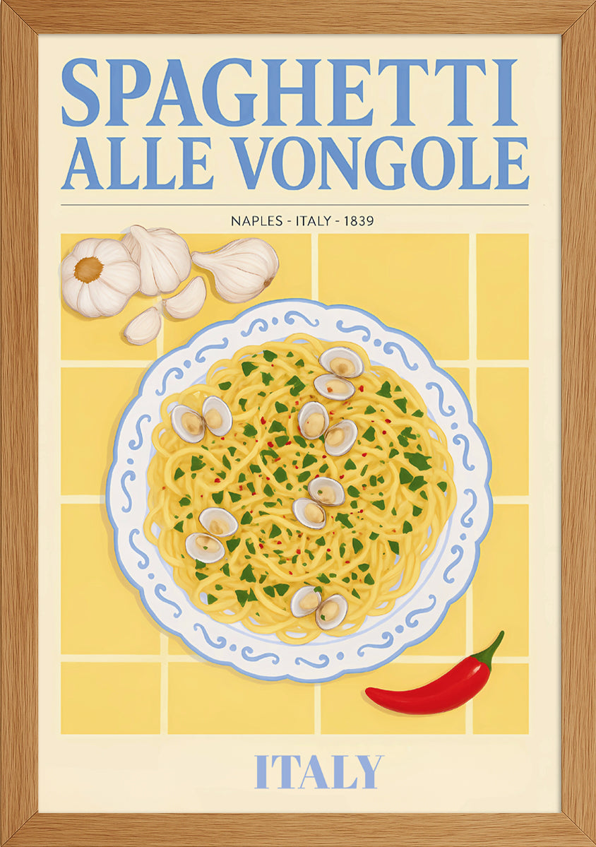 Spaghetti Alle Vongole Posteri
