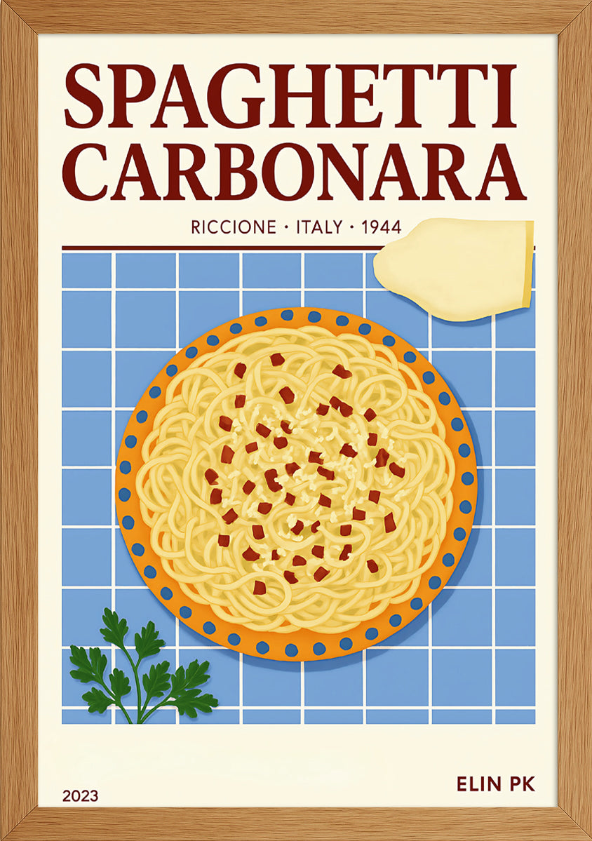 Spaghetti Carbonara Posteri