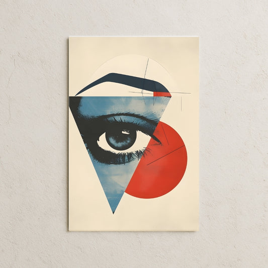 Üçgen Ortasında Göz Posteri