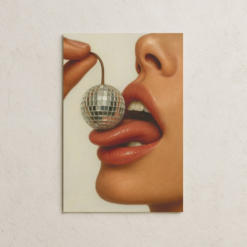 Kadın ve Disko Topu Posteri