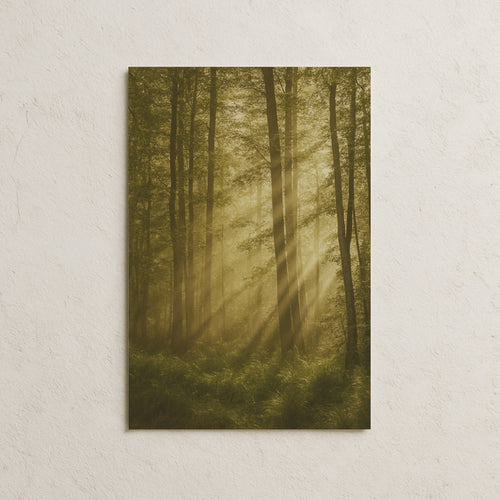 Güneşli Orman Posteri