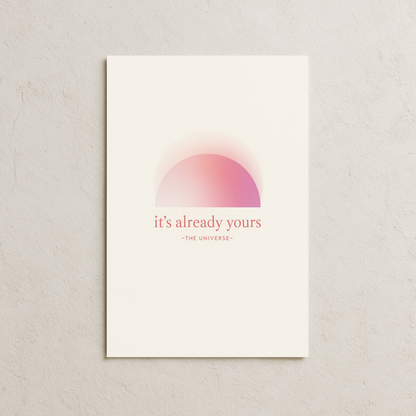 It's Already Yours Posteri-1
