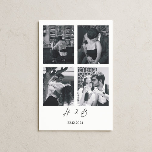 kişiye özel (baş harfler ve tarih) poster