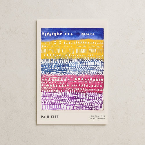 Paul Klee - Old City, 1928 Posteri