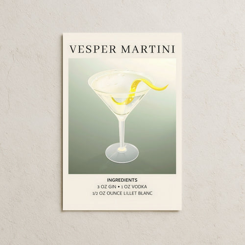 Vesper Martini Posteri