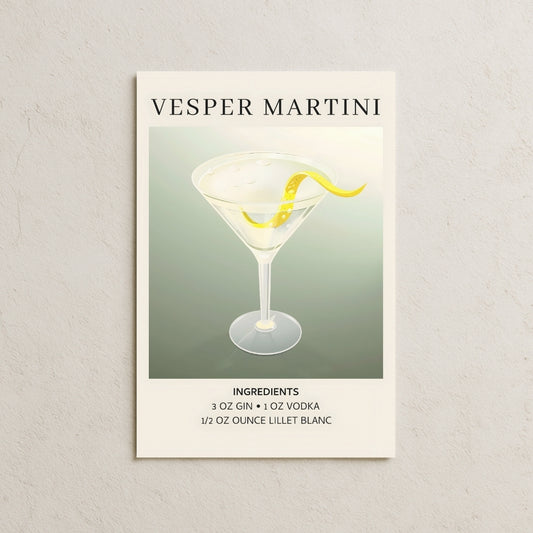 Vesper Martini Posteri