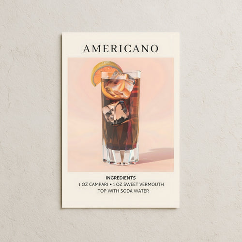 Americano Kokteyl Posteri