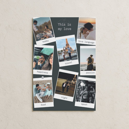 kişiye özel (my love kolaj) poster