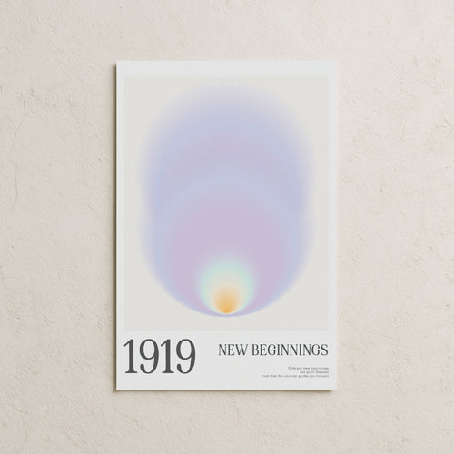 1919 New Beginnings Posteri