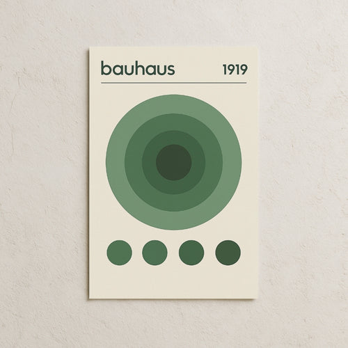Bauhaus Green Eye Posteri