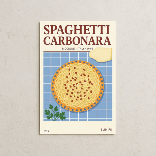 Spaghetti Carbonara Posteri