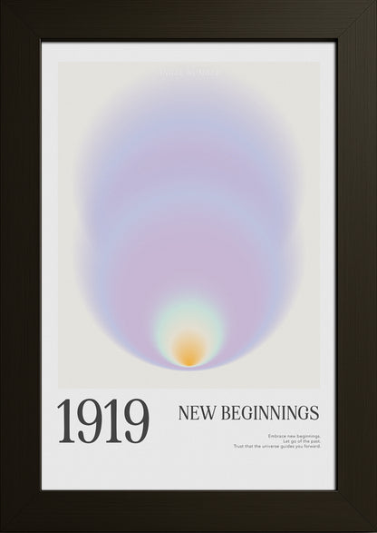 1919 New Beginnings Posteri