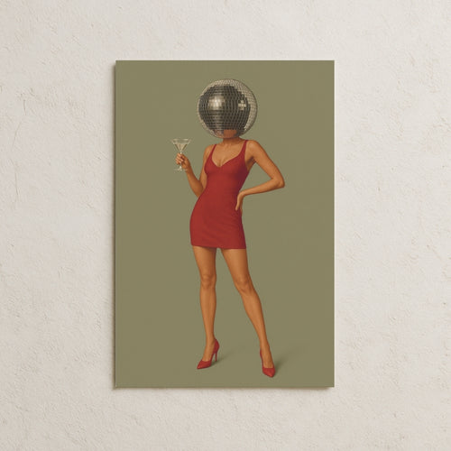 Disko Topu Kadın Posteri