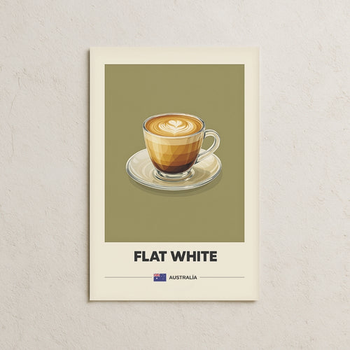 Flat White Posteri