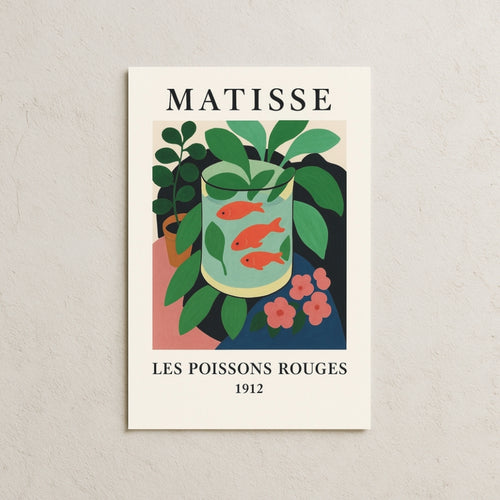 Matisse Les Poissons Rouges Posteri