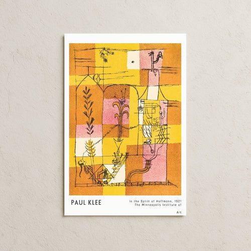 Paul Klee - In The Spirit Of Hoffmann, 1921 Posteri