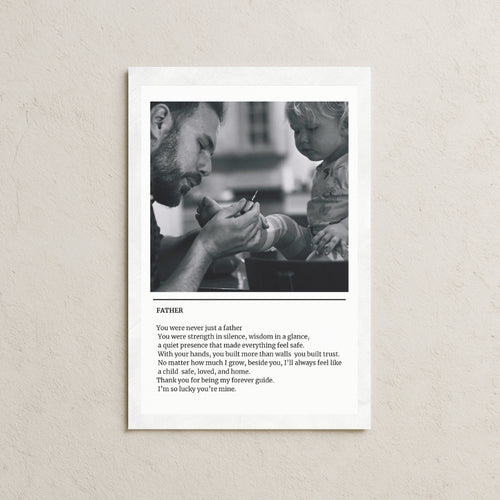 kişiye özel (father) poster