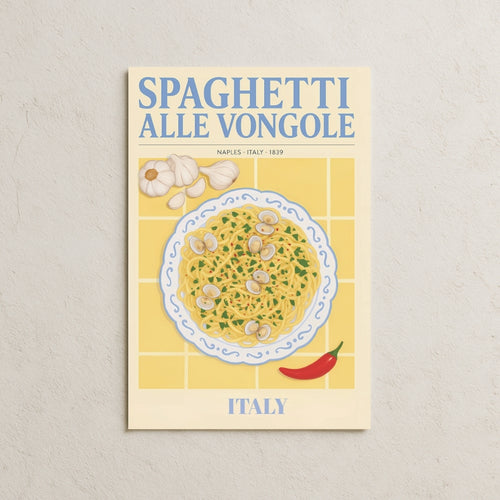 Spaghetti Alle Vongole Posteri