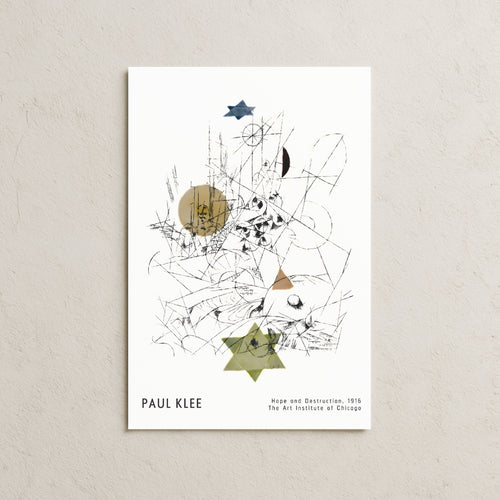 Paul Klee - Hope And Destruction, 1916 Posteri