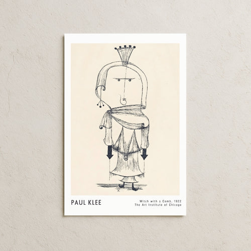 Paul Klee - Witch With A Comb, 1922 Posteri