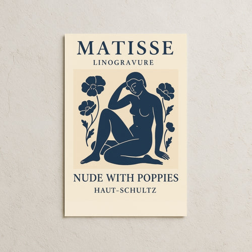 Matisse Nude With Poppies Posteri