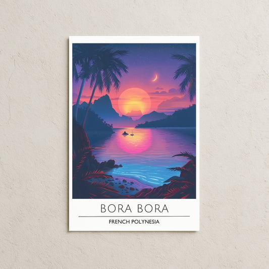 Dark Bora Bora Posteri