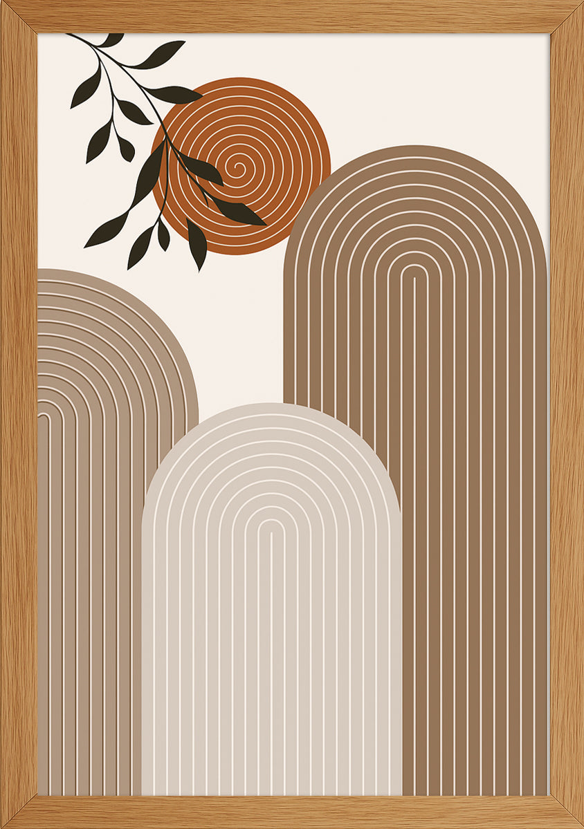 Çizgisel Formlar Posteri-5