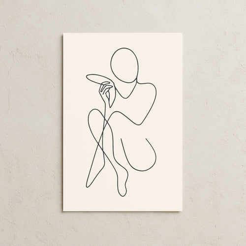 Kadın Silüeti Posteri-2