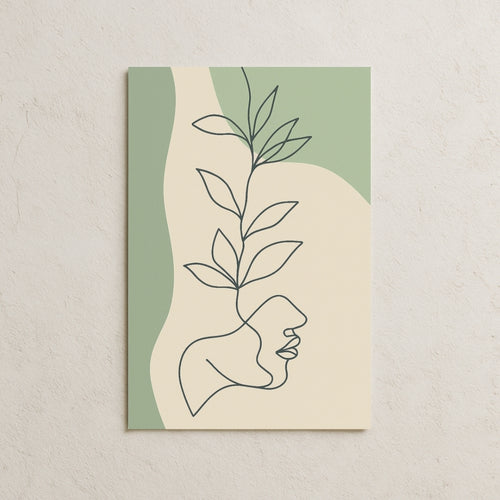 Kadın Silüeti Posteri-5