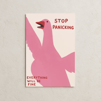 Stop Panicking Ördek Posteri