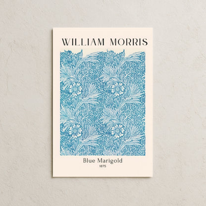 William Morris Blue Marigold Posteri