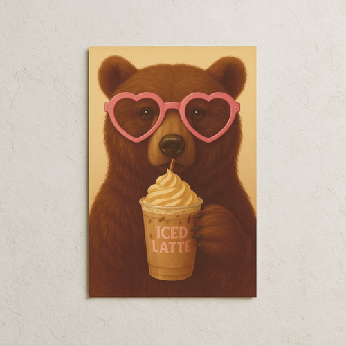 Iced Latte Ayı Posteri