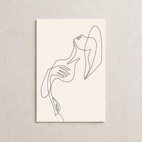 Kadın Silüeti Posteri-3