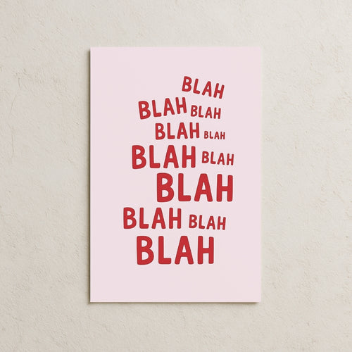 Blah Blah Blah... Posteri