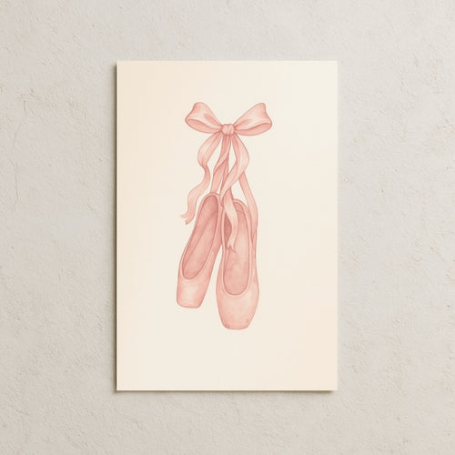 Pembe Balet Ayakkabısı Posteri