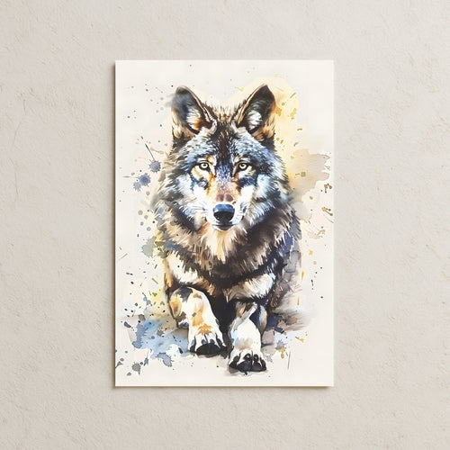 Alfa Kurt Yağlı Boya Posteri