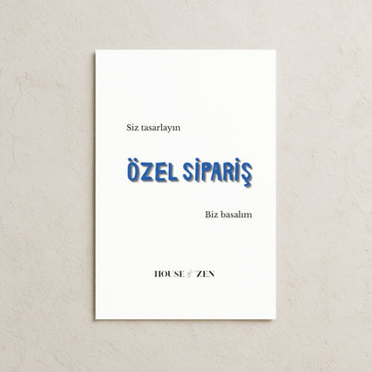 kişiye özel tasarım poster