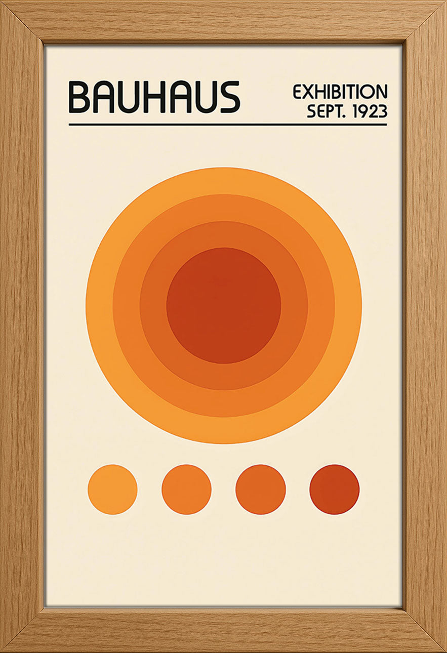 Bauhaus Orange Eye