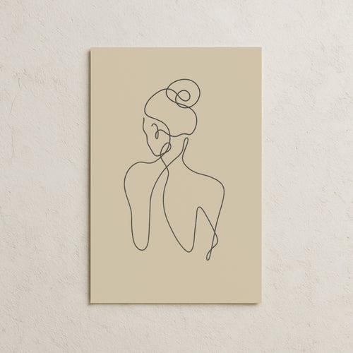 Kadın Silüeti Posteri-1