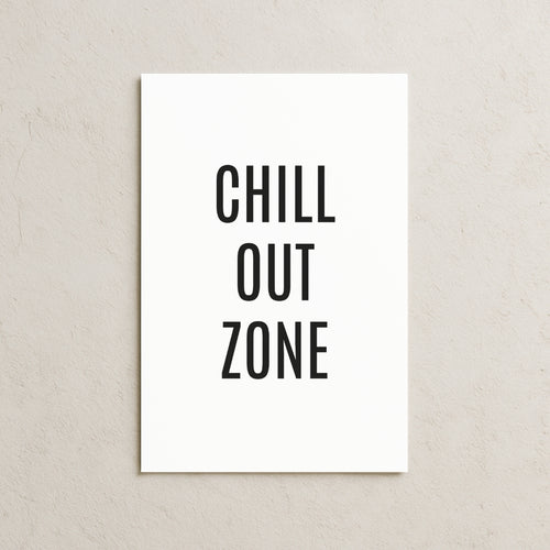 Chill Zone Out Posteri