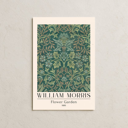William Morris Flower Garden Posteri