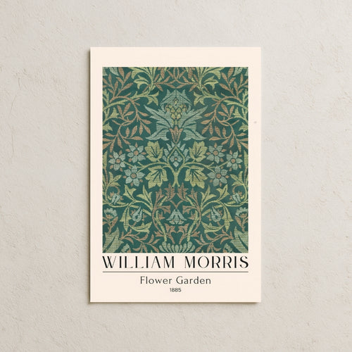 William Morris Flower Garden Posteri